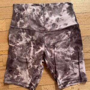 lululemon athletica align Tie-Dye Bike Shorts